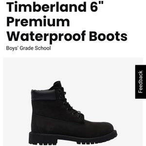 Black Timberland Boots